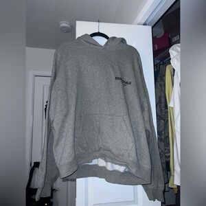 Essentials Charcoal Gray Hoodie